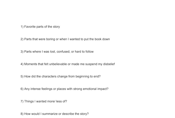 beta read and critique your novel